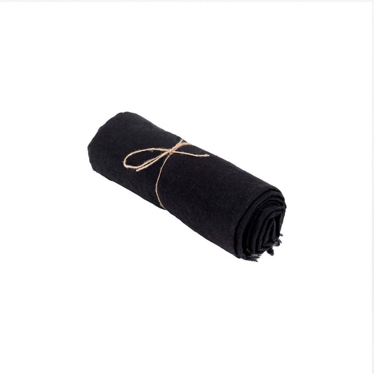 La Nappe en Lin - Noir -150x150