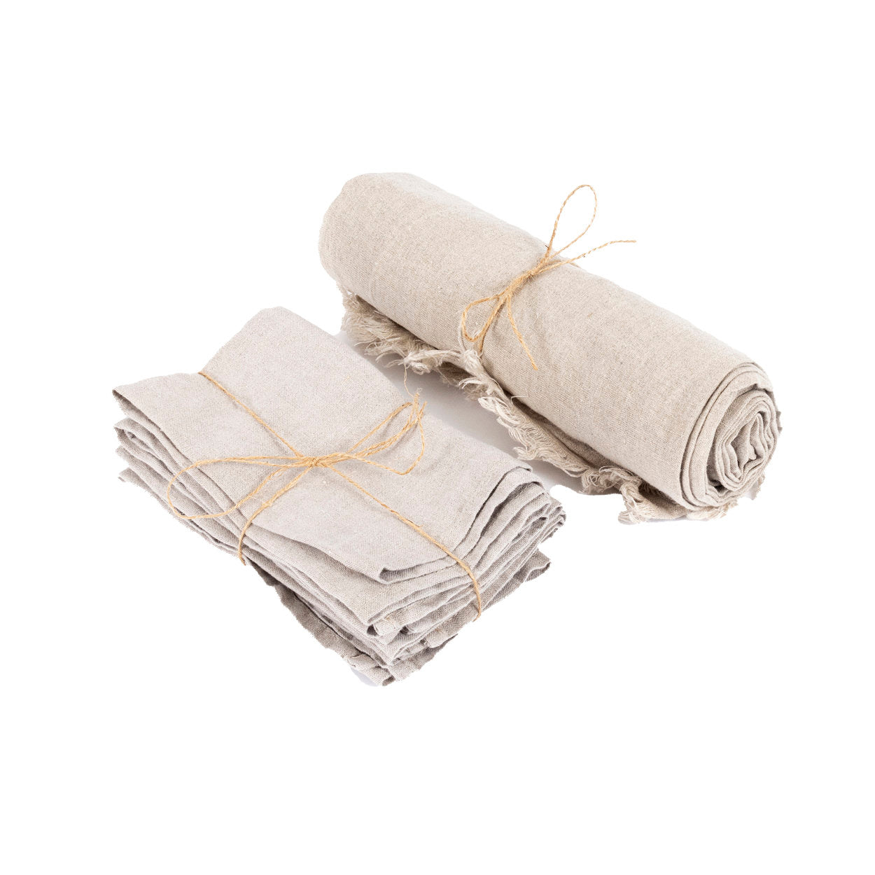 La Nappe en Lin - Beige - 150x150
