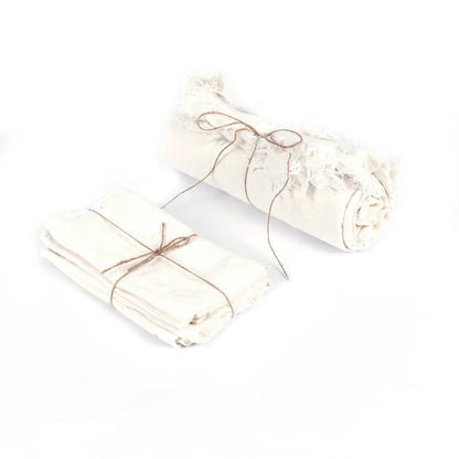 La Nappe en Lin - Blanc - 180x300