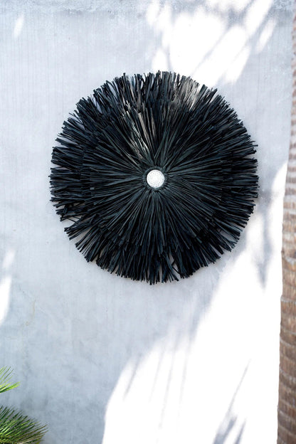 La Décoration Murale Raphia Juju - Noir
