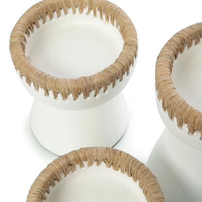 Le Bougeoir Pretty - Blanc Naturel - S