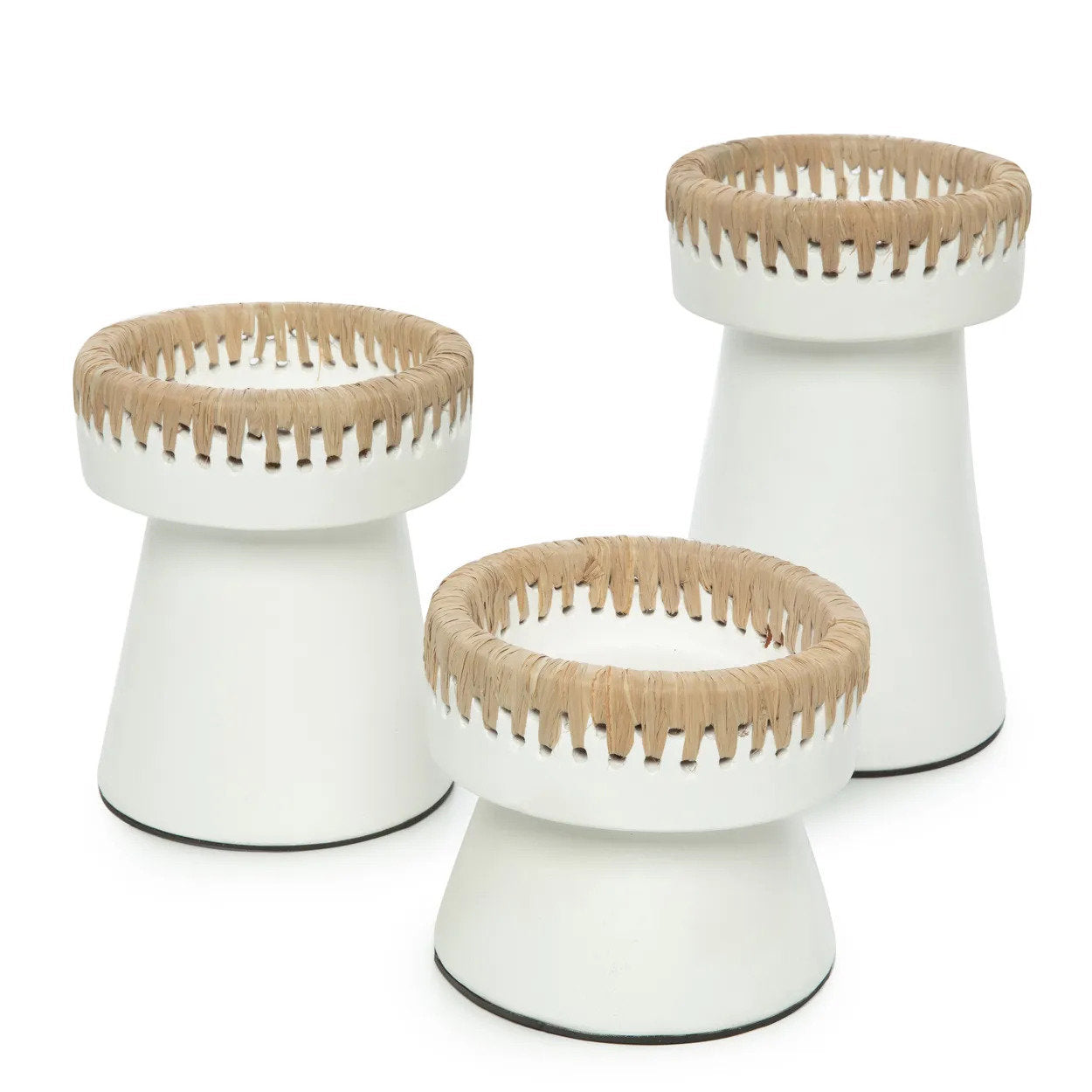 Le Bougeoir Pretty - Blanc Naturel - S