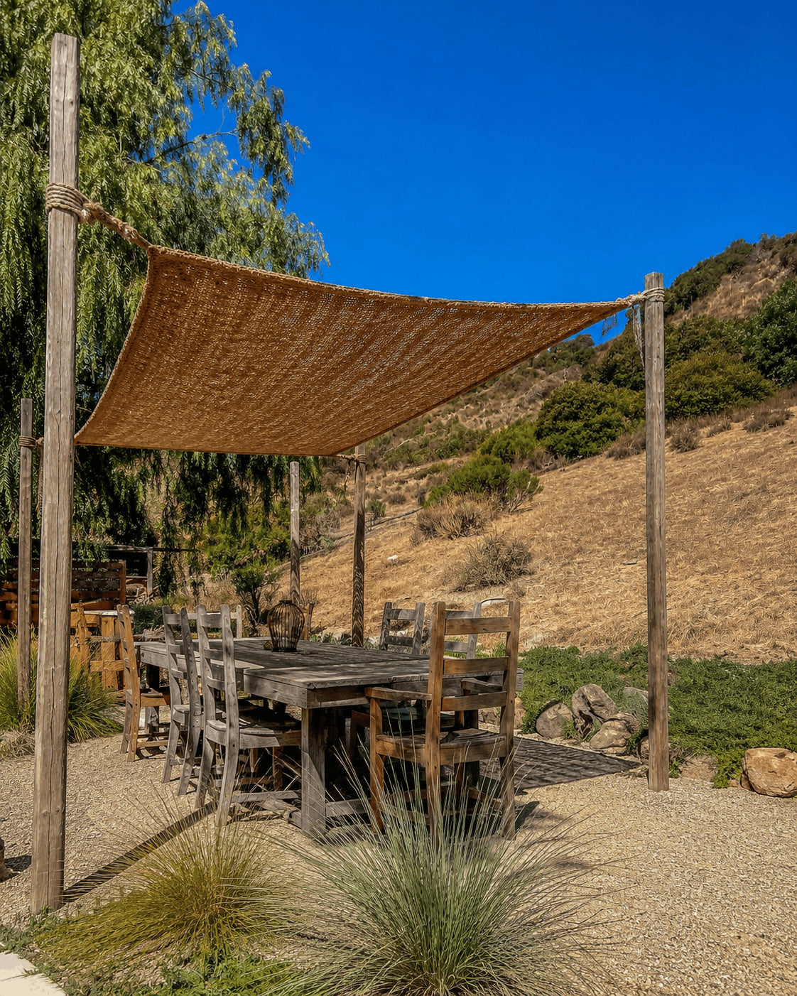 Voile d'ombrage le Coco Shade Rectangulaire - Naturel - 300x200