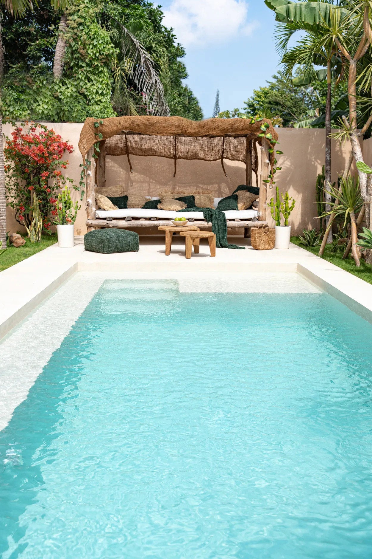 Voile d'ombrage le Coco Shade Rectangulaire - Naturel - 400x300