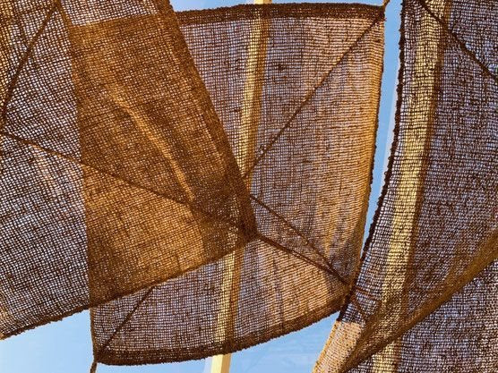 Voile d'ombrage le Coco Shade Rectangulaire - Naturel - 400x300