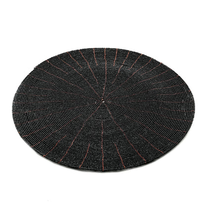 Le Set de Table Perlé - Noir