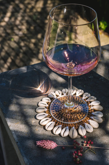 Le Sous-verre Colonial Shell - Brun Naturel