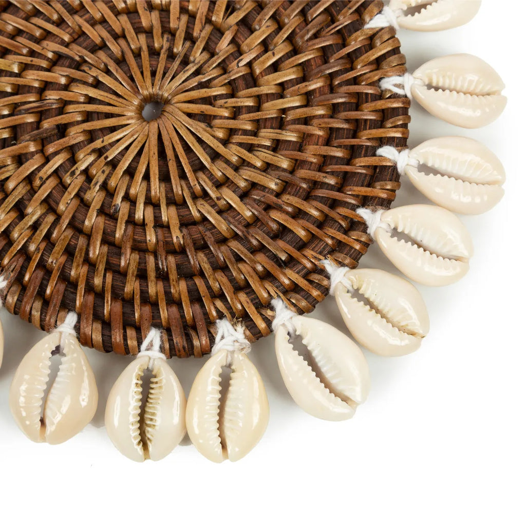 Le Sous-verre Colonial Shell - Brun Naturel