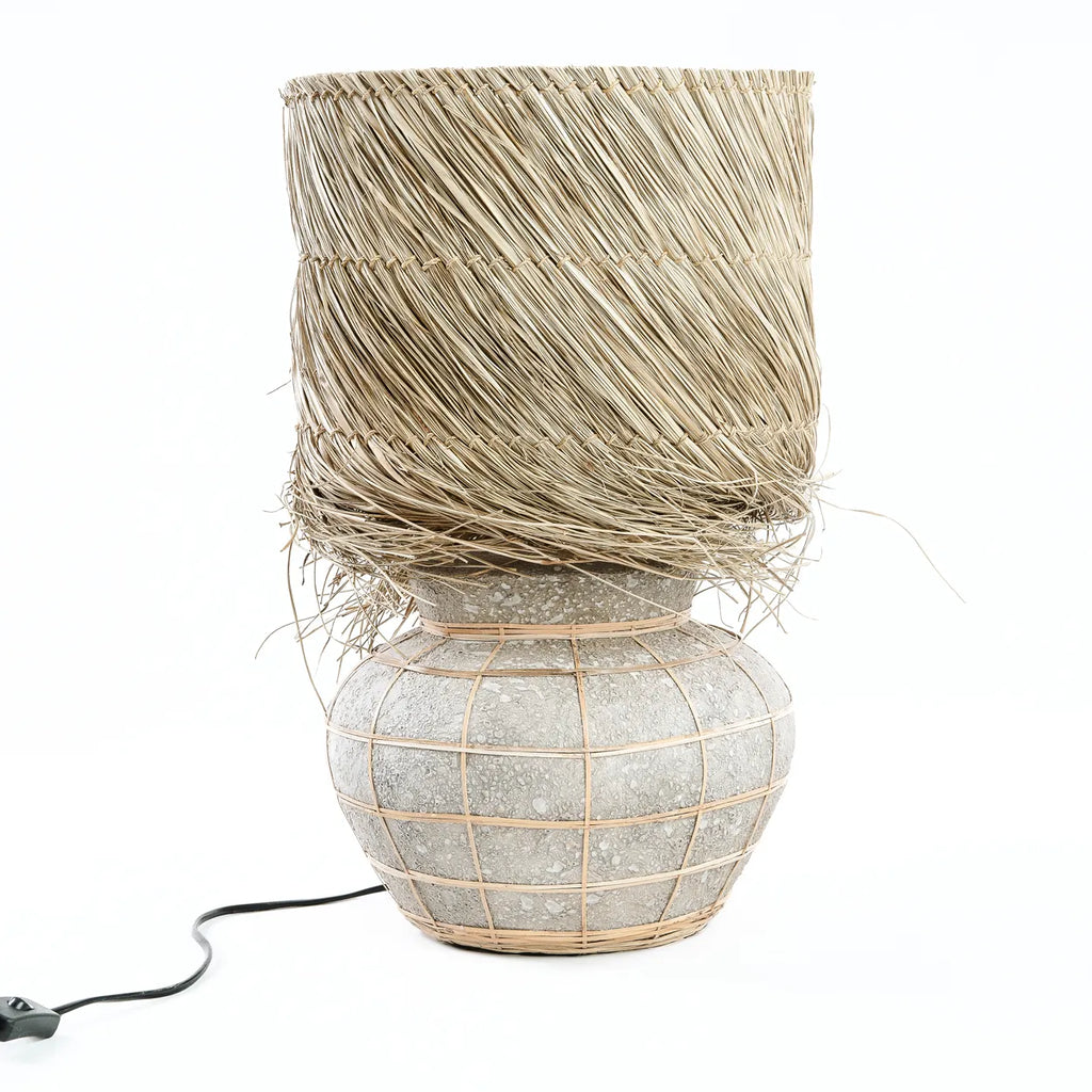 La Lampe à poser Lipsi - Gris Béton Naturel