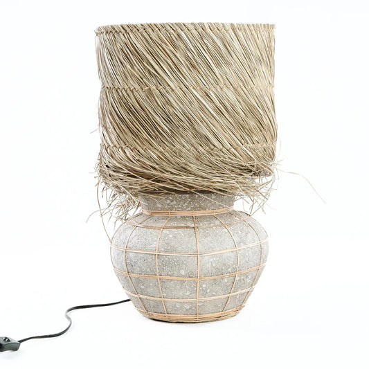 La Lampe à poser Lipsi - Gris Béton Naturel