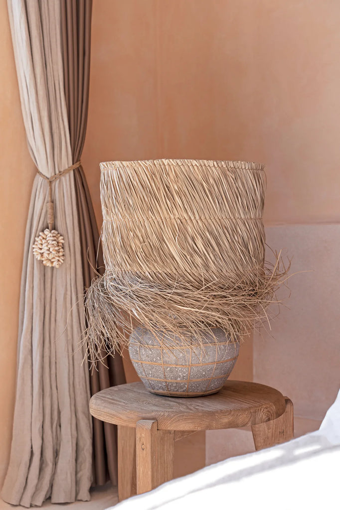 La Lampe à poser Lipsi - Gris Béton Naturel