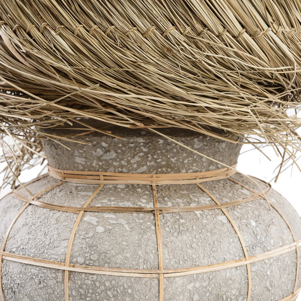 La Lampe à poser Lipsi - Gris Béton Naturel