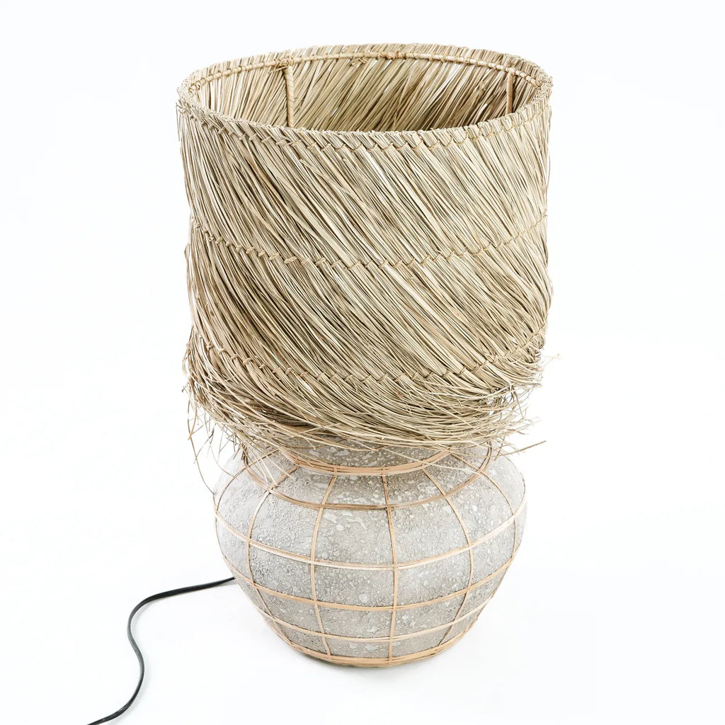La Lampe à poser Lipsi - Gris Béton Naturel