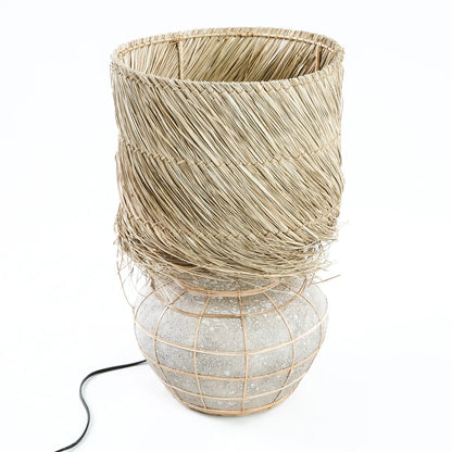 La Lampe à poser Lipsi - Gris Béton Naturel