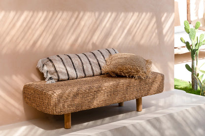 La Housse De Coussin Oh My Gee - Blanc Bohème - 35x100