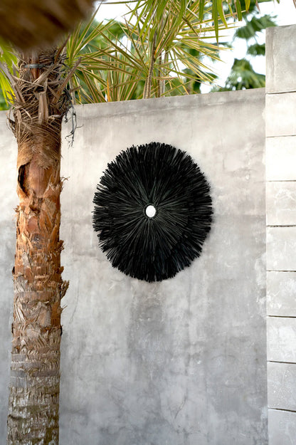 La Décoration Murale Raphia Juju - Noir