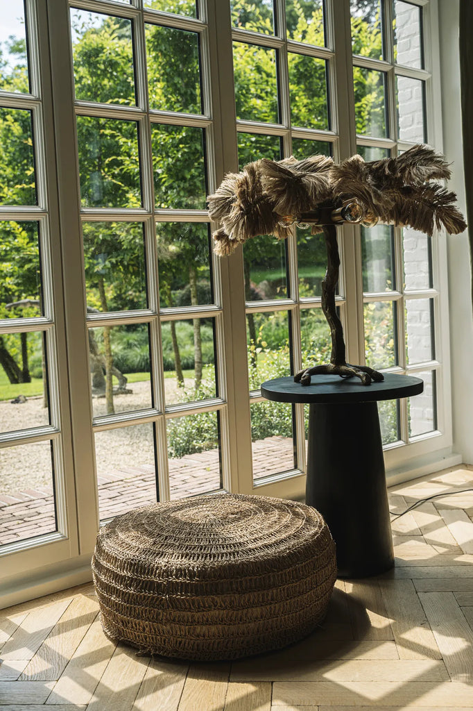 Le Pouf en Jonc de Mer - Rond - 60