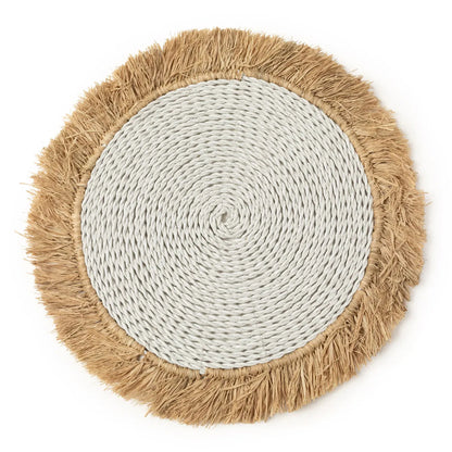 Le Set de Table Raphia Seagrass - Blanc Naturel