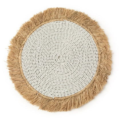 Le Set de Table Raphia Seagrass - Blanc Naturel