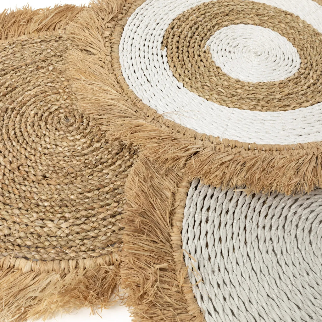 Le Set de Table Raphia Seagrass - Blanc Naturel