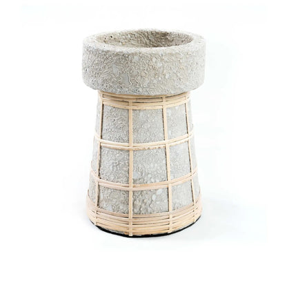 Le Bougeoir Serene  - Gris Béton Naturel - L