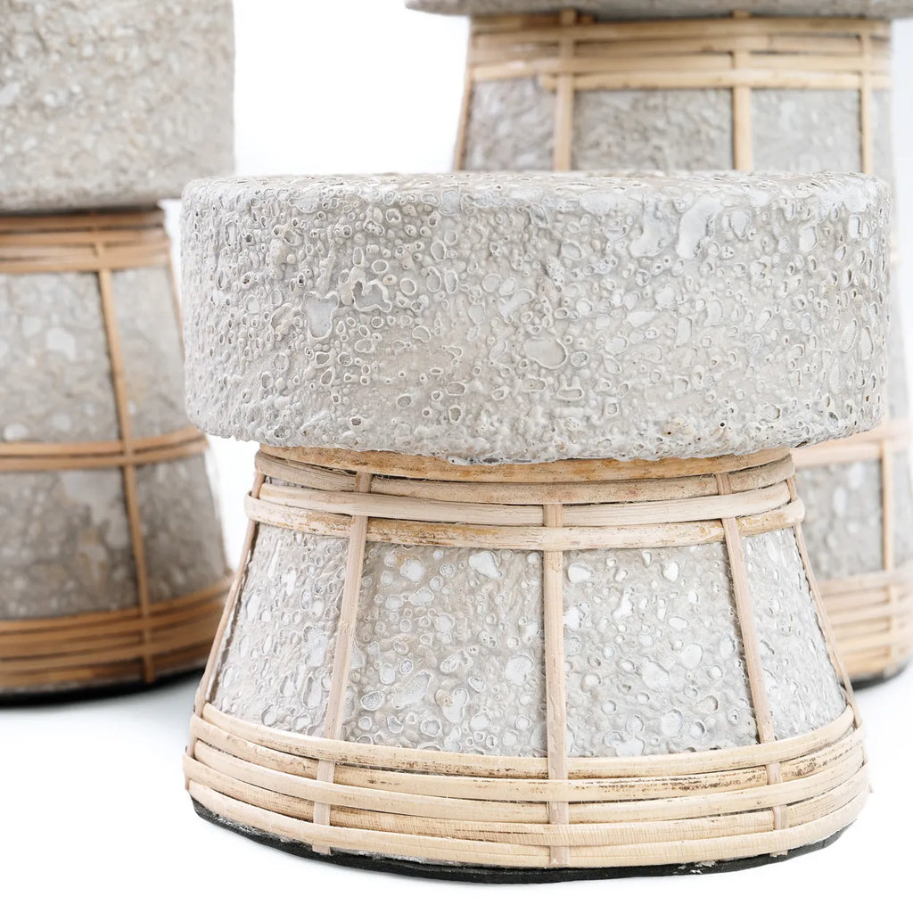 Le Bougeoir Serene  - Gris Béton Naturel - L
