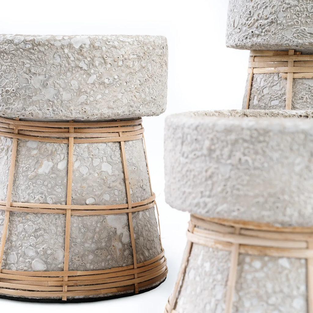 Le Bougeoir Serene  - Gris Béton Naturel - L