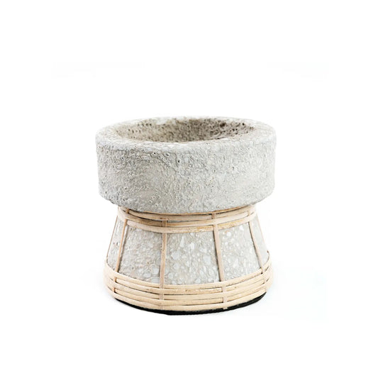 Le Bougeoir Serene - Gris Béton Naturel - S