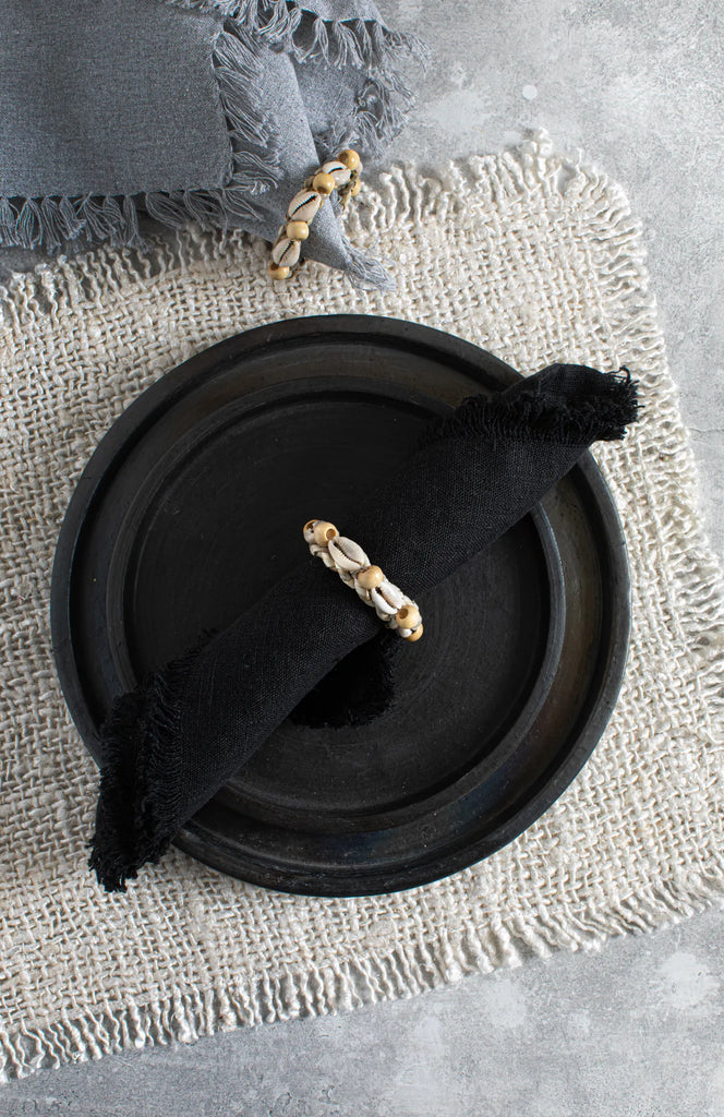 Le Rond De Serviette Coquillage - Set de 4