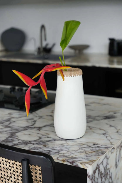 Le Vase Sneaky - Blanc Naturel - L