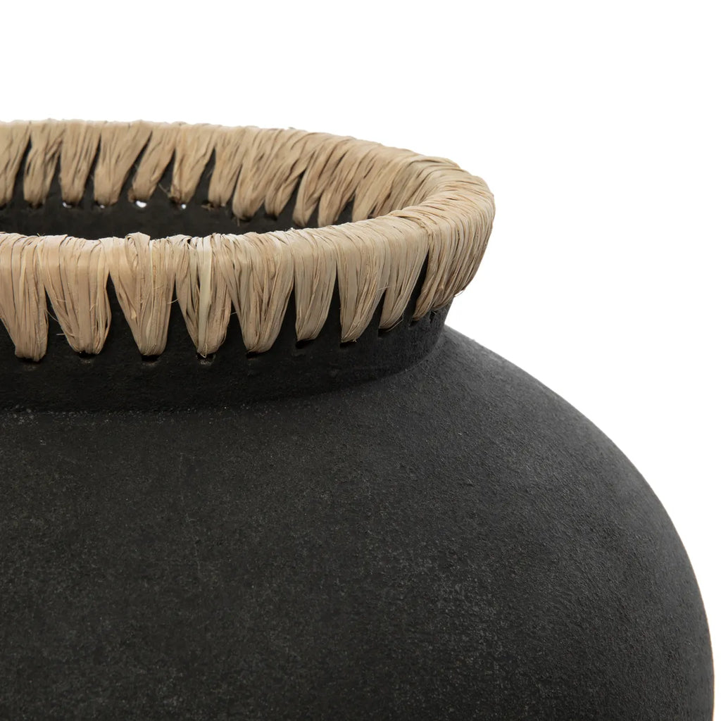 Le Vase Styly - Noir Naturel - M