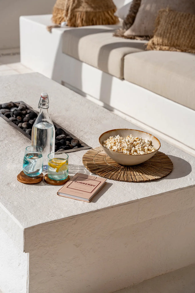Le Sous-Verre Boho racine de teck