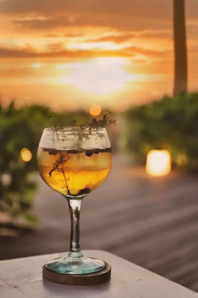 Le Sous-Verre Boho racine de teck