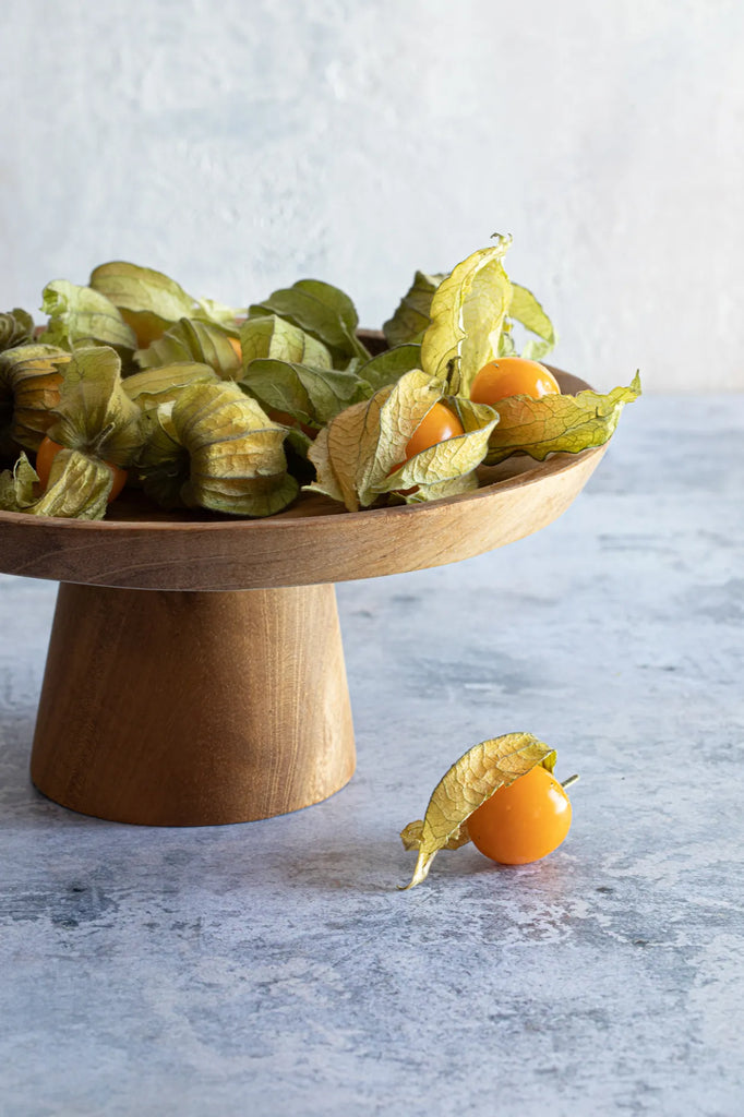 Le Plateau à Gâteaux aux Racines de Teck - L