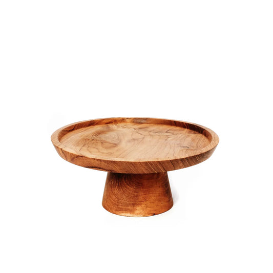 Le plateau à gâteaux aux racines de teck - S