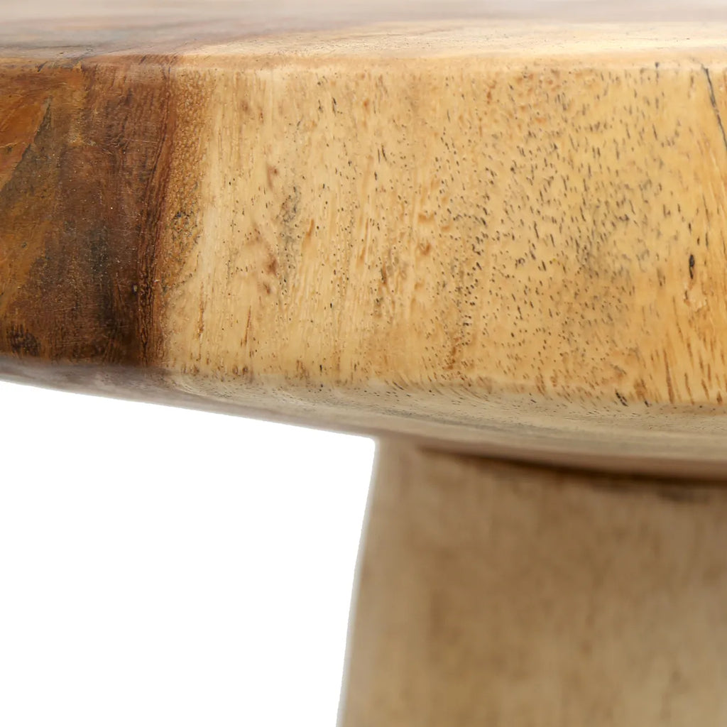 La Table d'appoint Conique en Bois - Naturel - 50
