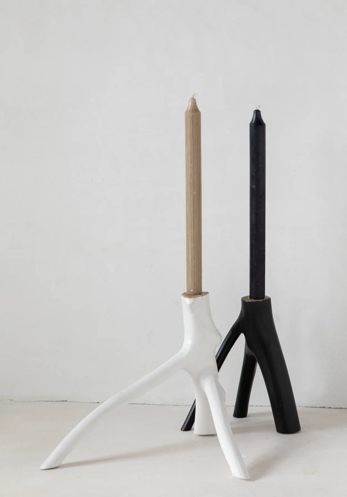 Le Bougeoir Triple Twig - Blanc