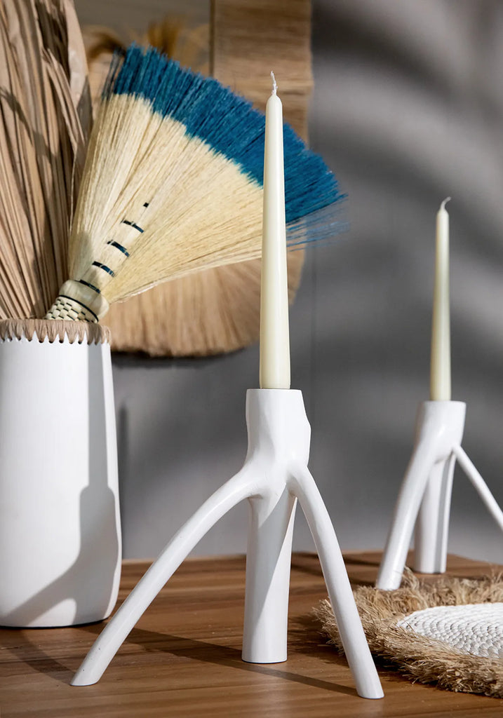 Le Bougeoir Triple Twig - Blanc