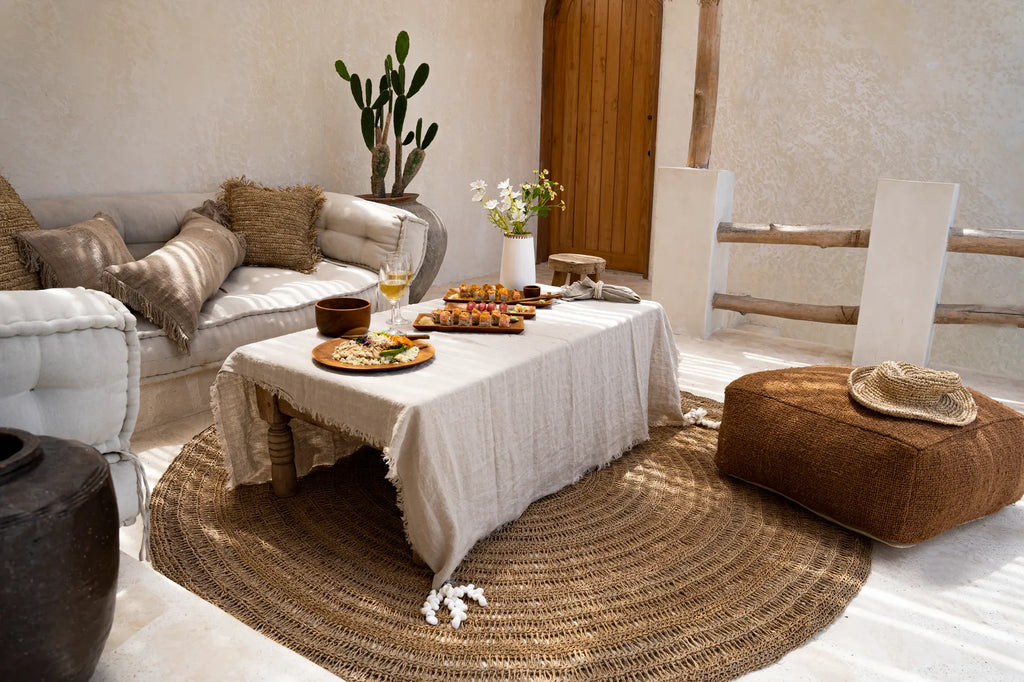 La Nappe en Lin - Beige - 150x250