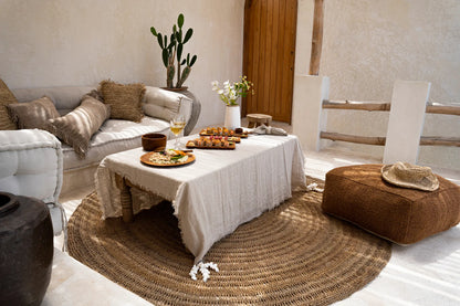 La Nappe en Lin - Beige - 150x250