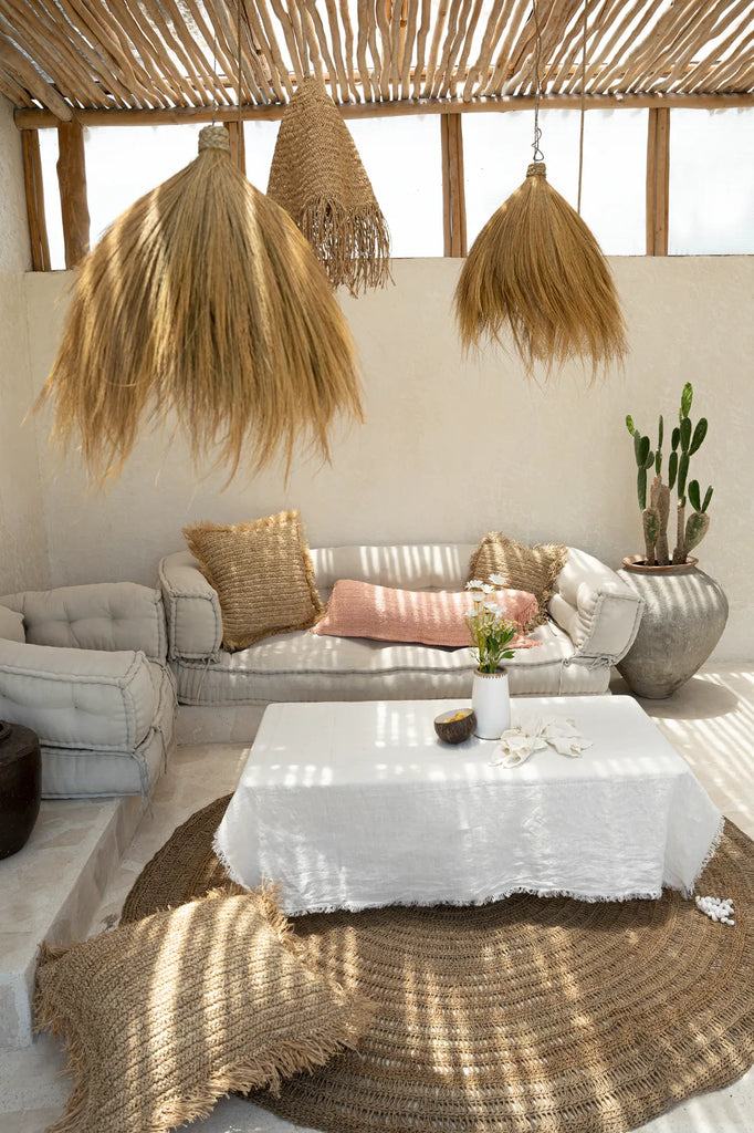 La Nappe en Lin - Blanc - 150x200