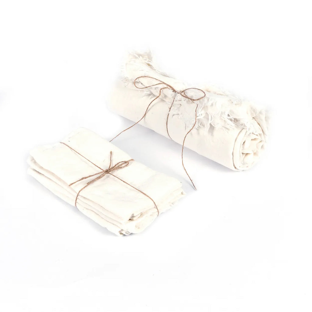 La Nappe en Lin - Blanc - 150x200