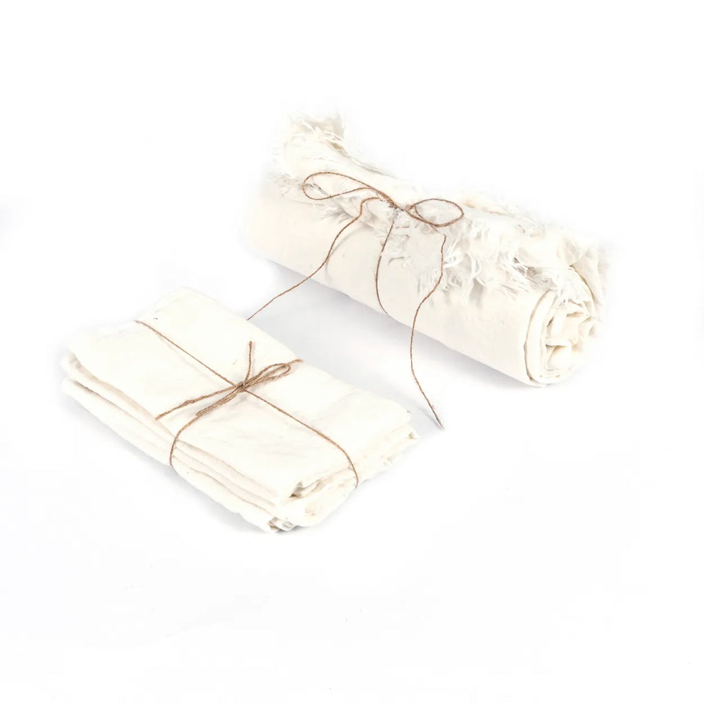 La Nappe en Lin - Blanc - 150x250