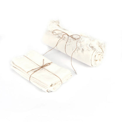 La Nappe en Lin - Blanc - 150x250