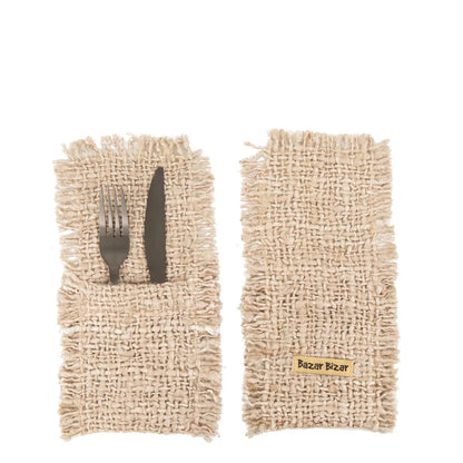 Sac à Couverts The Oh My Gee - Beige - Lot de 4
