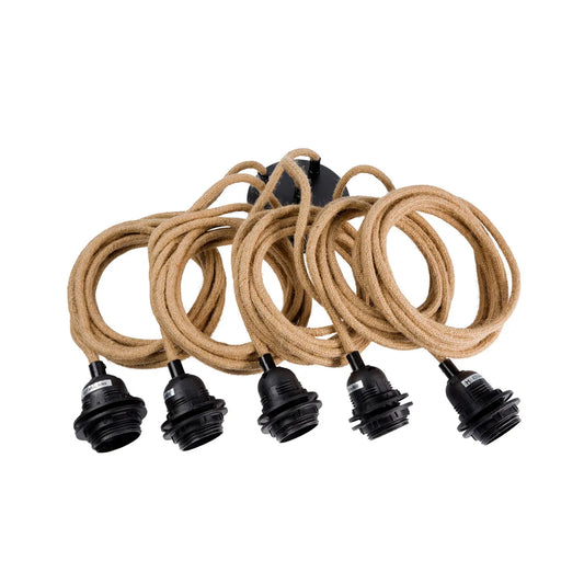 Luminaire pour Plafond - Naturel - 5 Luminaires