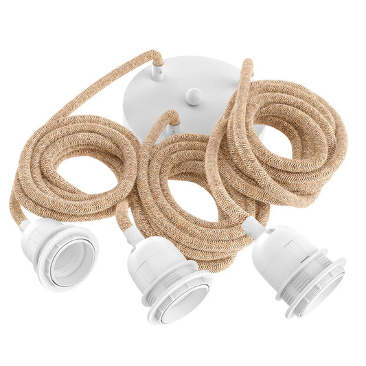 Luminaire pour Plafond - Blanc Naturel - 3 Luminaires