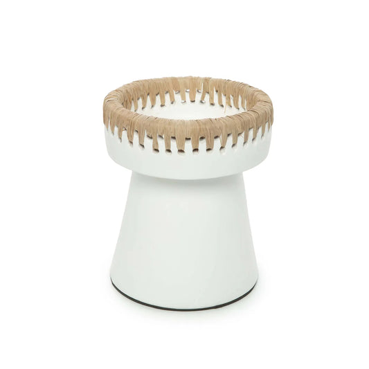 Le Bougeoir Pretty - Blanc Naturel - M
