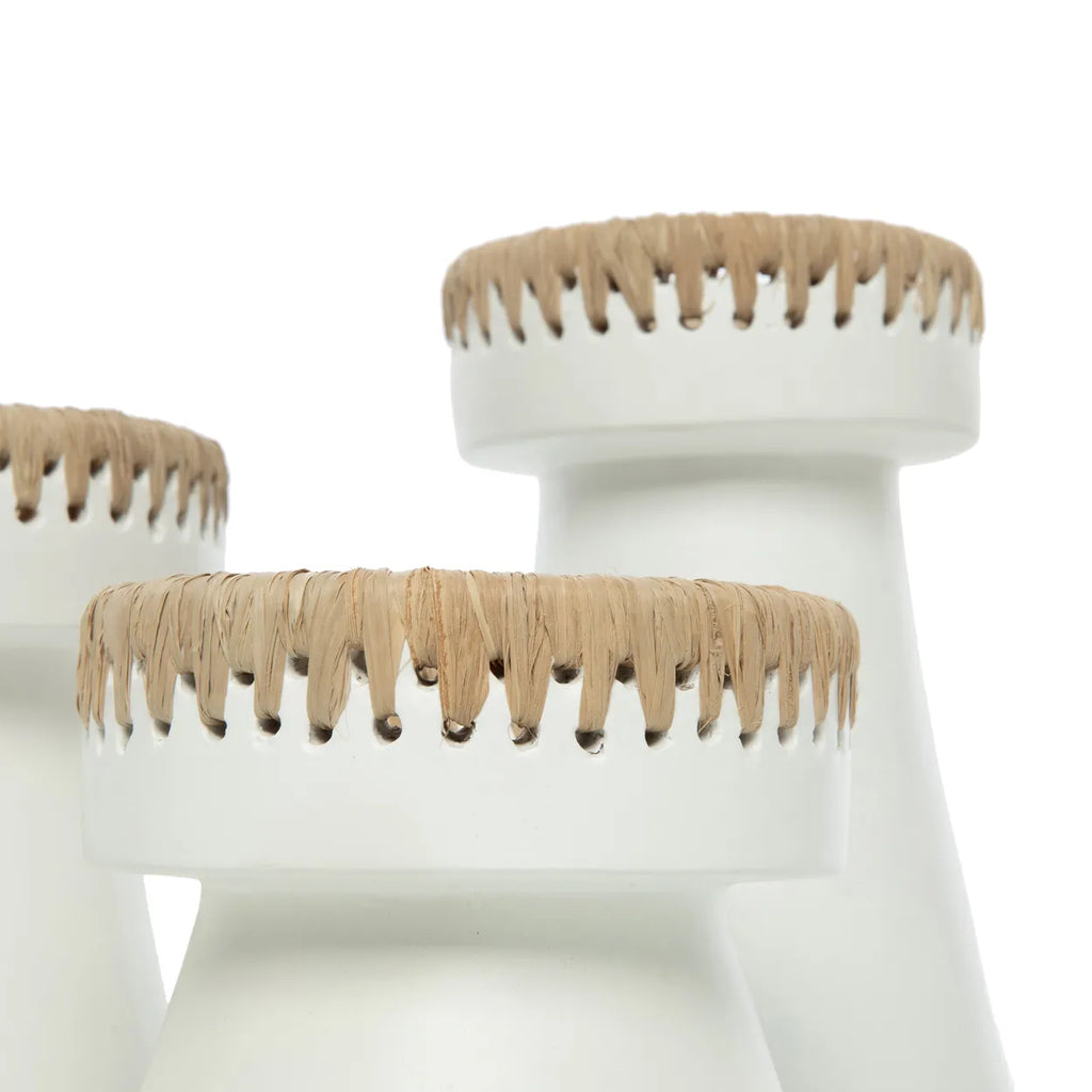 Le Bougeoir Pretty - Blanc Naturel - M