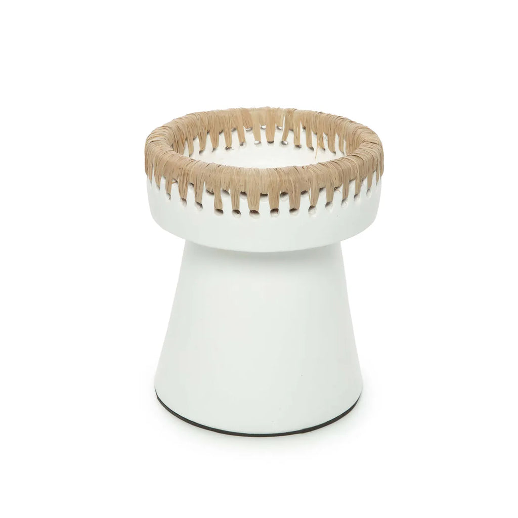 Le Bougeoir Pretty - Blanc Naturel - M